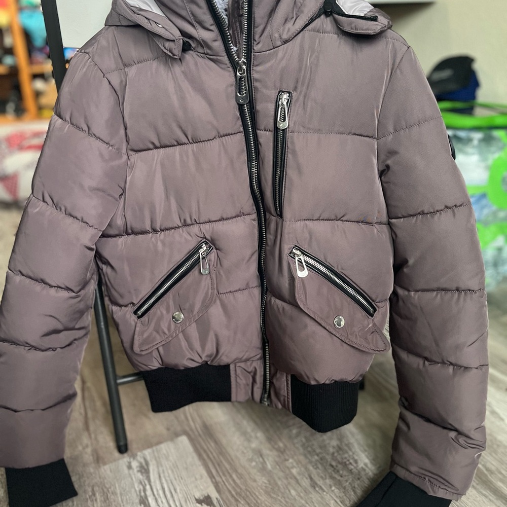 Women’s Puffer Jacket - Brown